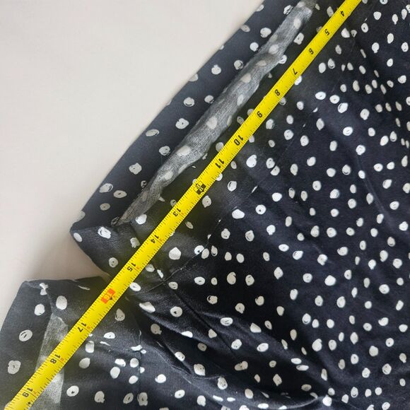 Women's Black and White Polka Dot Shorts - Picture 7 of 9